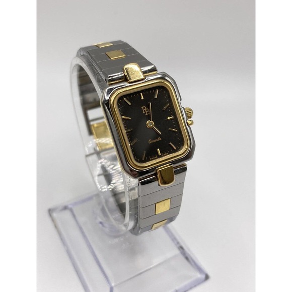 PB ( Paul Brequette) 18K Gold Trim Quartz Swiss Made Watch 4 Jewels - Picture 2 of 11